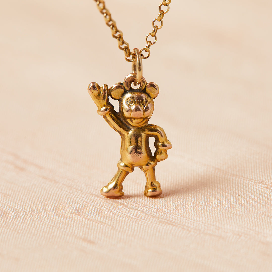 Gold Vintage Mickey Mouse Charm  